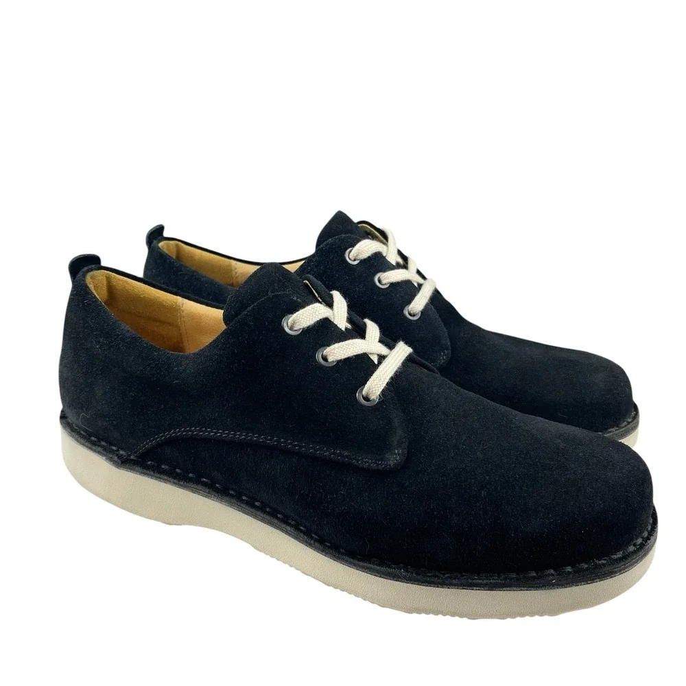 Samuel Hubbard Free Men's Oxford Shoes 11M Black Suede Comfort Casual Derby
